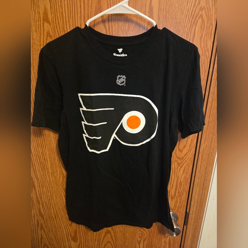 Fanatics Philadelphia Flyers Cam Atkinson Shirt Sz Medium Men's NHL - Picture 1 of 4